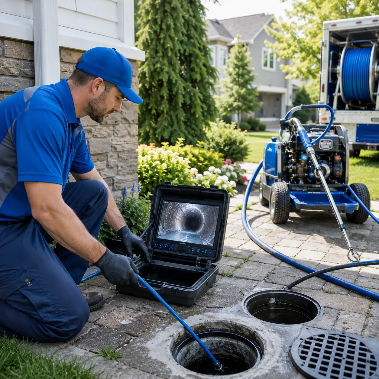 Outdoor drain cleaning professionals serving Geneva, IN